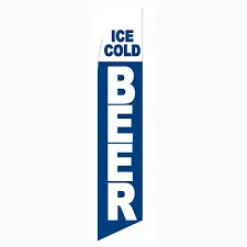 Ice Cold Beer Banner Flag