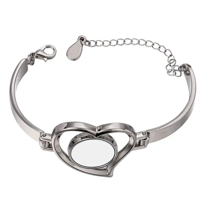 Metal Heart Bracelet | Sublimation blanks