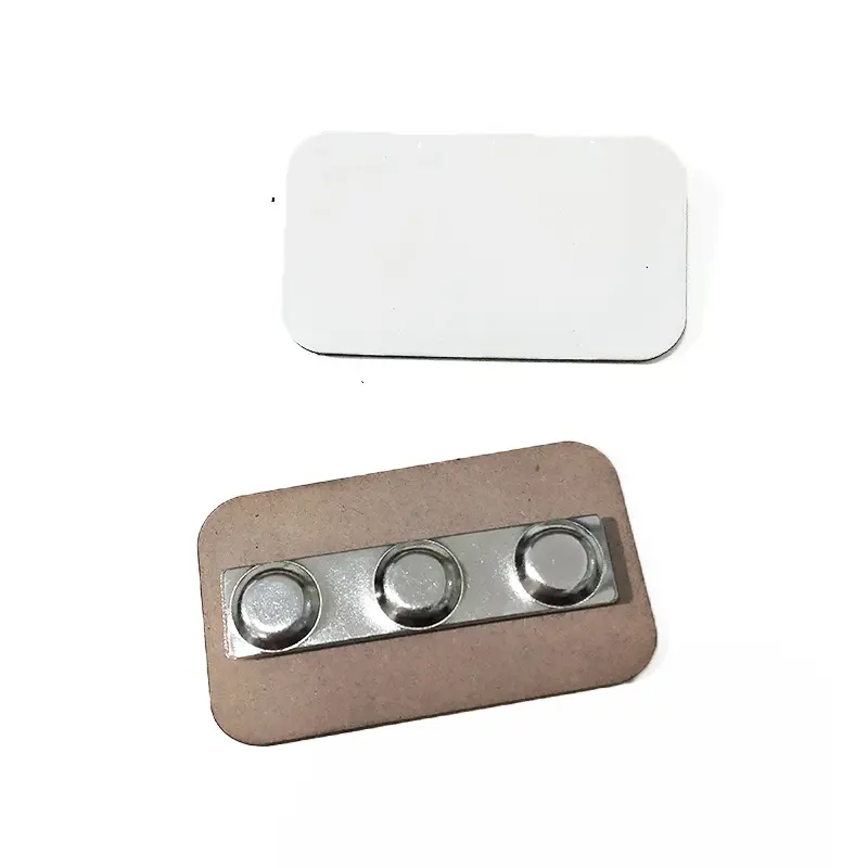 Name tag badge magnetic wood | Sublimation blanks