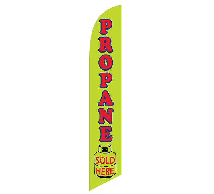 Propane Gas Sold Here Banner Flag