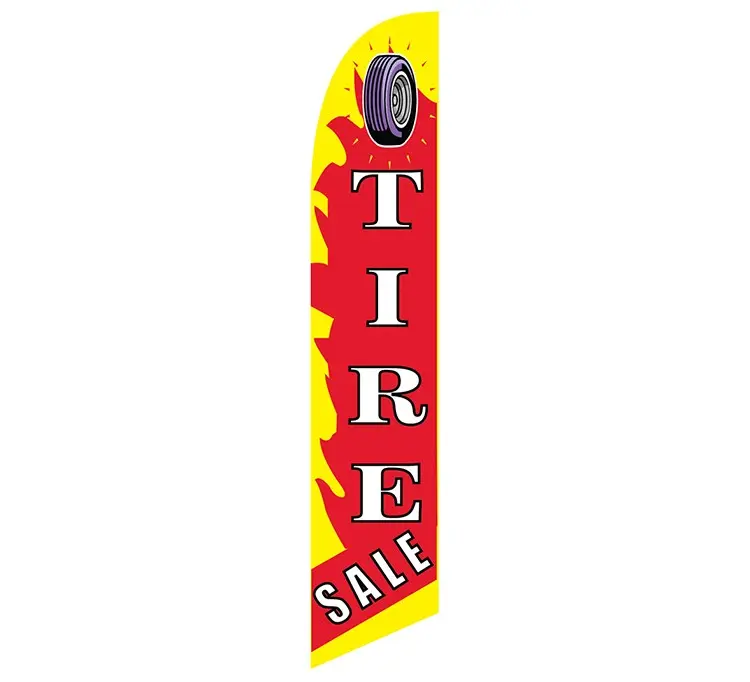 Tires Sale Banner Flag