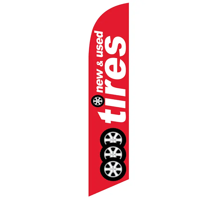 Used Tires Banner Flag 5510