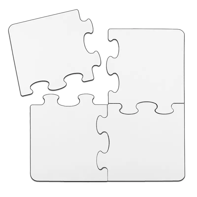 MDF Puzzle 4 pcs | Sublimation Blank