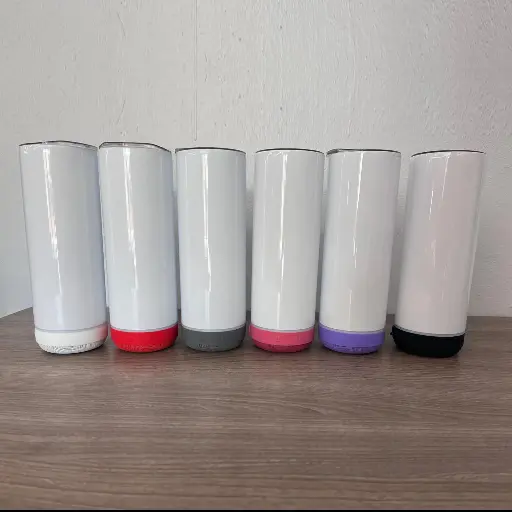 20oz straight skinny music Tumbler Wireless Speaker | Sublimation Blanks