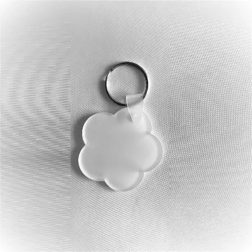 Acrylic Keyring Flower | Sublimation Blanks