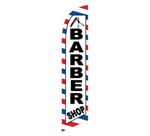 Barber Shop Banner Flag
