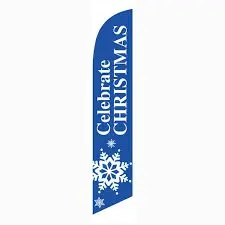 Celebrate Christmas Banner Flag