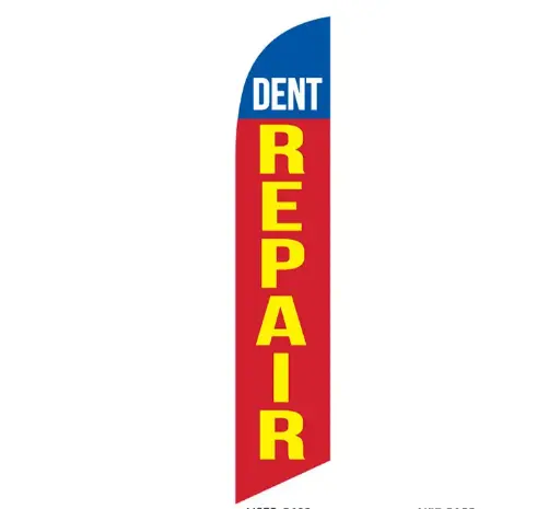 Dent Repair Banner Flag