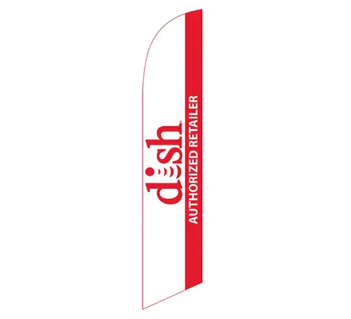 Dish Autorized Retailer Banner Flag