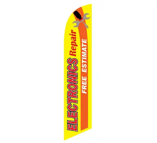 Electronics Repair (Free Estimate) Banner Flag