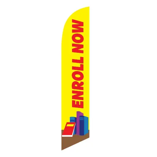 Enroll Now Banner Flag
