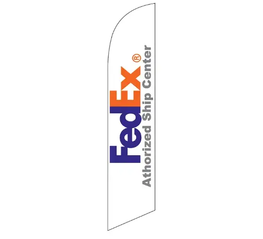 FedEx Authorized Ship Center Banner Flag