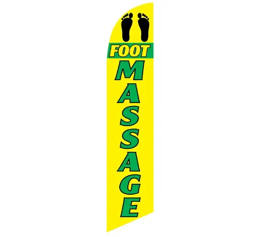 Foot Massage Banner Flag