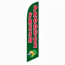 Fresh Produce Banner Flag