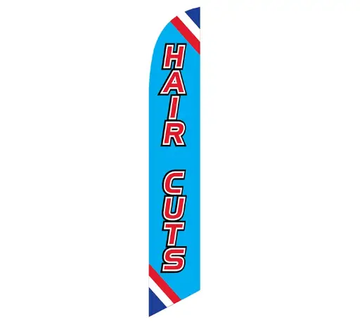 Hair Cuts Banner Flag