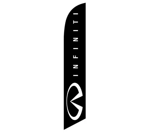 Infiniti Black Banner Flag