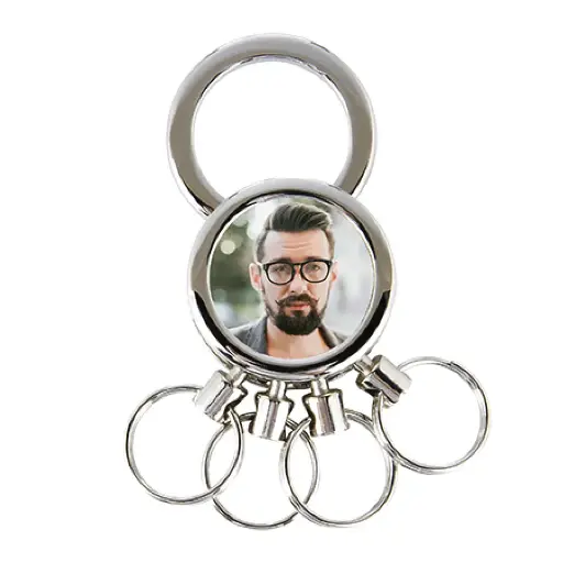 Keyring Four Circle | Sublimation Blanks