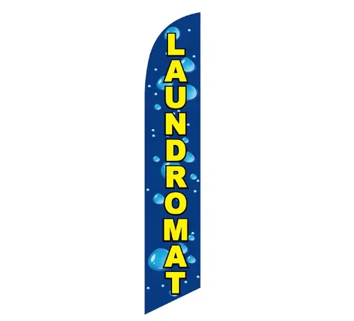 Laundromat Banner Flag
