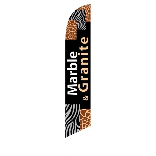 Marble and Granite Banner Flag