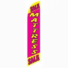 Mattress Sale Pink Banner Flag