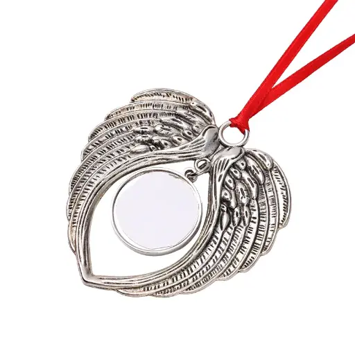 Metal Angel Wings Christmas | Sublimation blanks