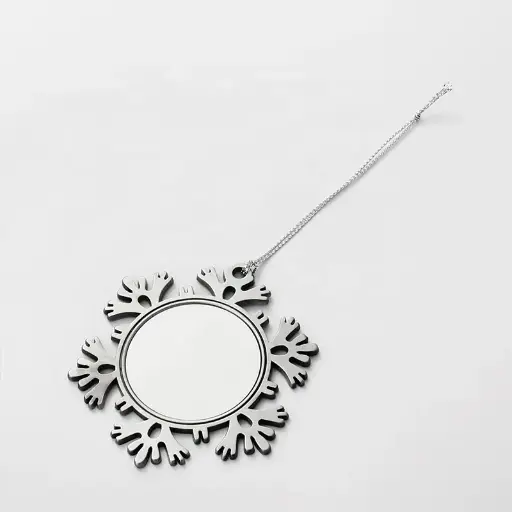 Metal Snowflake Ornaments | Sublimation Blanks