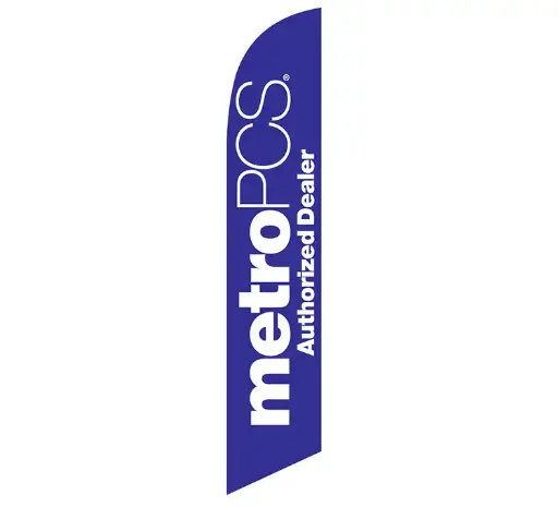 Metro PSC Authorized Dealer Purple Banner Flag