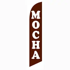 Mocha Banner Flag
