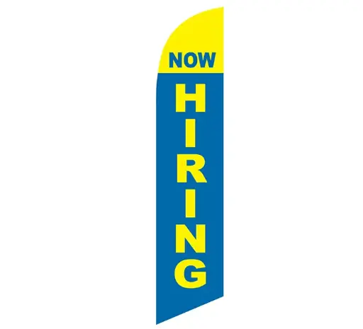 Now Hiring Banner Flag