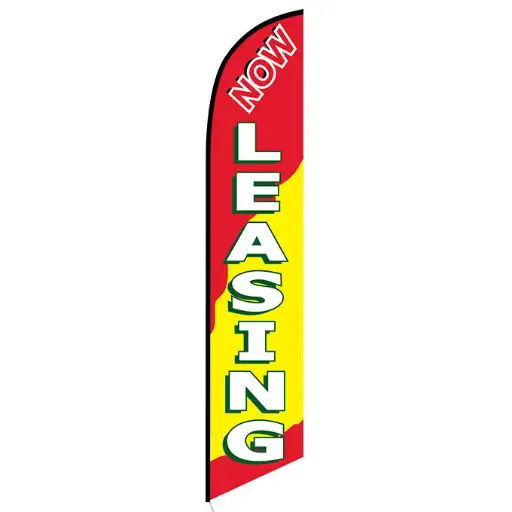 Now Leasing Banner Flag