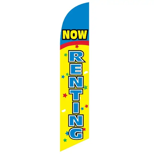 Now Renting Banner Flag