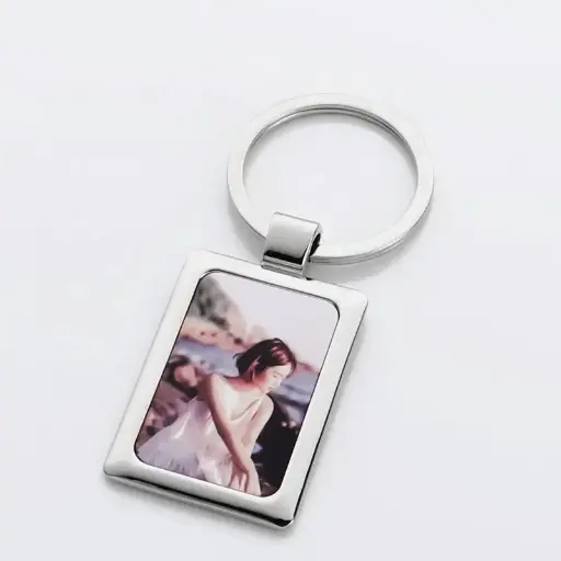 One-side Blank Metal Keychain | Sublimation Blanks