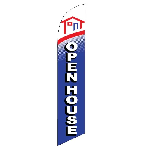 Open House W/B Banner Flag