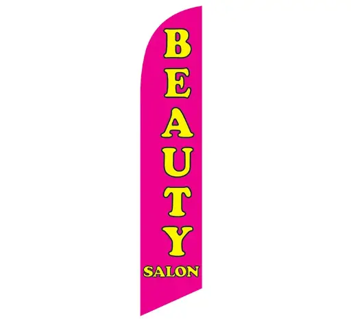 Pink Beauty Salon Banner Flag