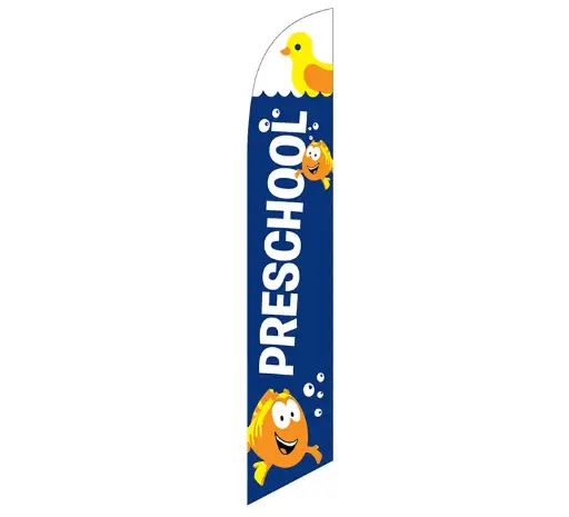 Pre School Banner Flag