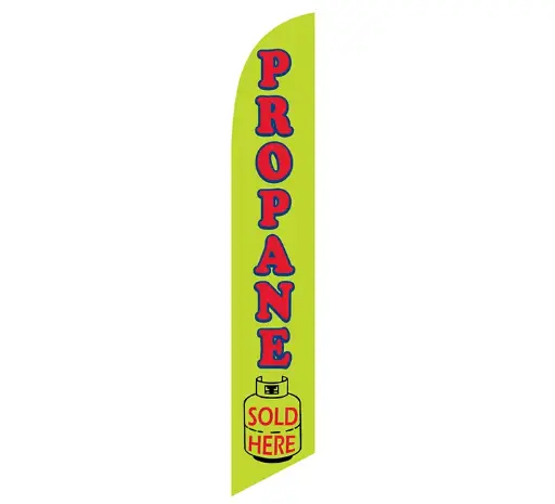 Propane Gas Sold Here Banner Flag