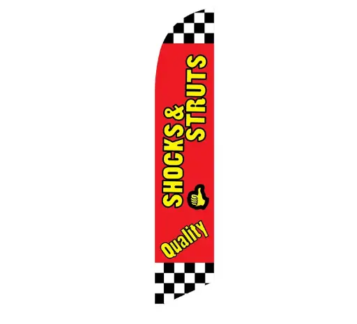 Quality Shocks & Struts Banner Flag