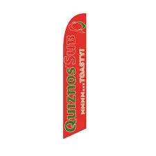 Quiznos Subs Banner Flag Red