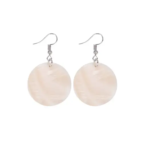 Round Shell Earring | Sublimation Blanks