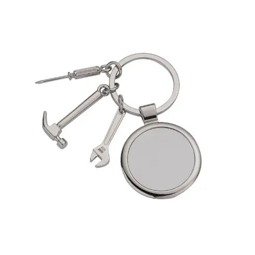 Round Tool Keychains Hammer Screwdriver Wrench | Sublimation Blanks
