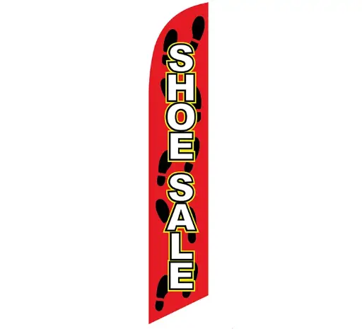 Shoe Sale Banner Flag
