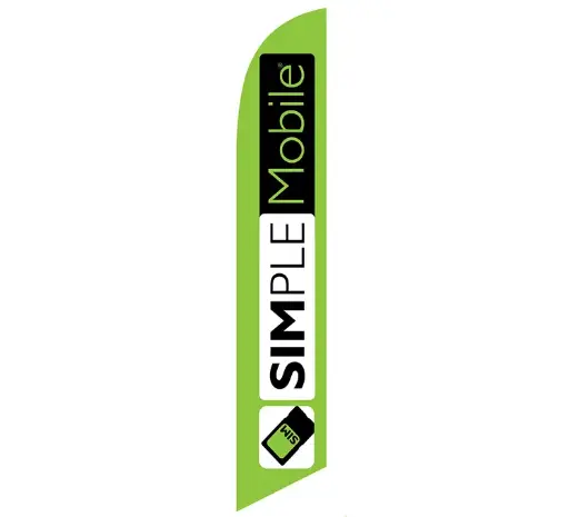 Simple Mobile Banner Flag