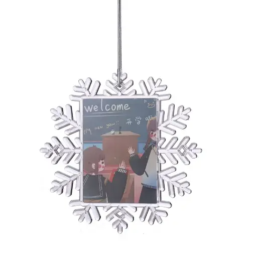 Snowflake Transparent, Christmas Ornament | Sublimation Blanks