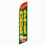 Special Burgers and Fries Banner Flag