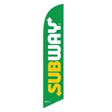 Subway Banner Flag Logo Green