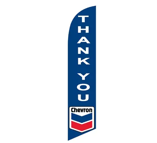 Thank You Chevron Banner Flag