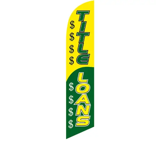 Title Loans Banner Flag