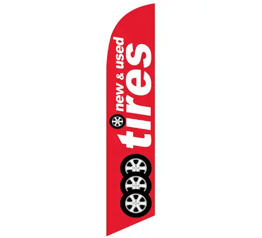 Used Tires Banner Flag 5510