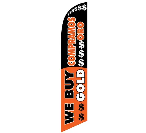 We Buy Gold / Compramos Oro Banner Flag