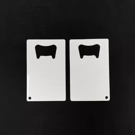 White Rectangle Bottle Opener | Sublimation Blanks